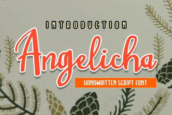 Angelicha: A Whimsical Script Font for Editorial Design