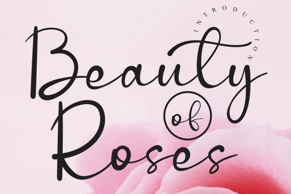 Beauty of Roses: A Handwritten Font for Editorial Elegance