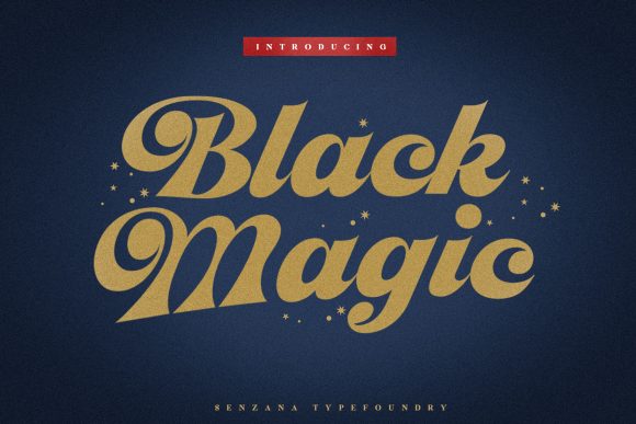 Black Magic Font for Bold Digital Branding