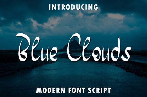 Blue Clouds: A Handwritten Font for Editorial Design