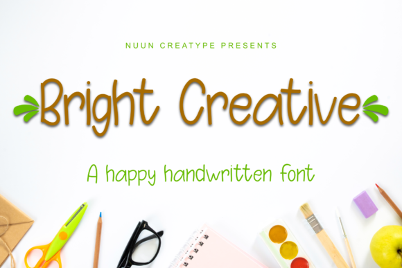 Bright Creative: A Minimalist Font for Cozy Branding