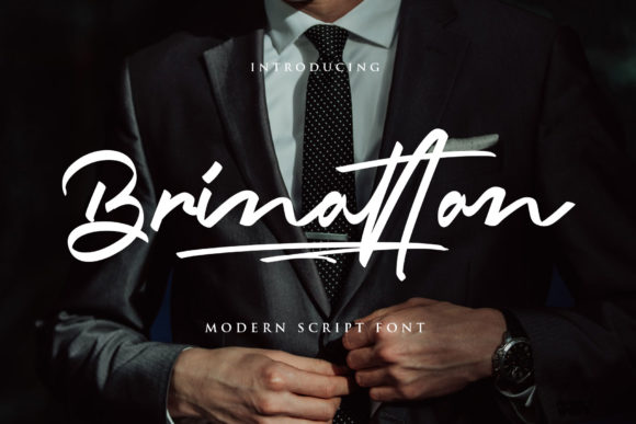 Brinattan: A Handwritten Script Font for Modern Web Design