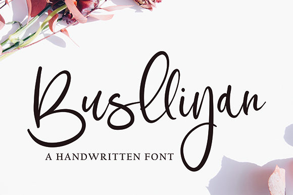 Busllyan: A Whimsical Script Font for Creative Branding
