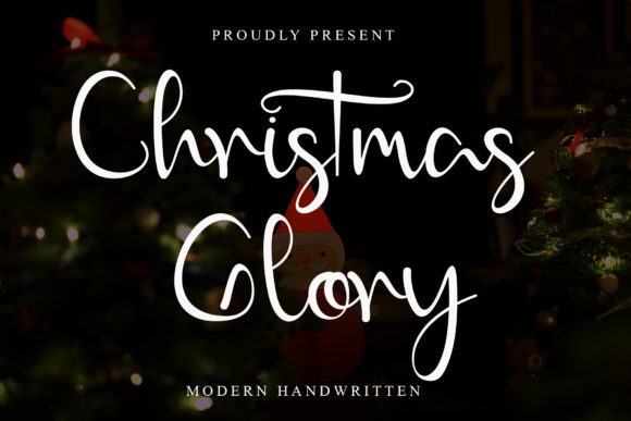 Christmas Glory: A Joyful Typeface for Branding Projects