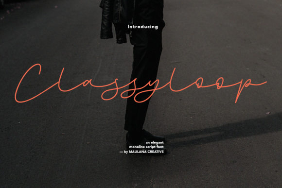 Classyloop: A Stylish Script Font for Handmade Creations