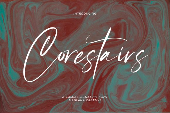 Corestairs: A Delicate Script Font for Digital Elegance