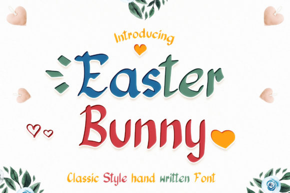 Easter Bunny Font: A Sweet Addition to Handmade Creations