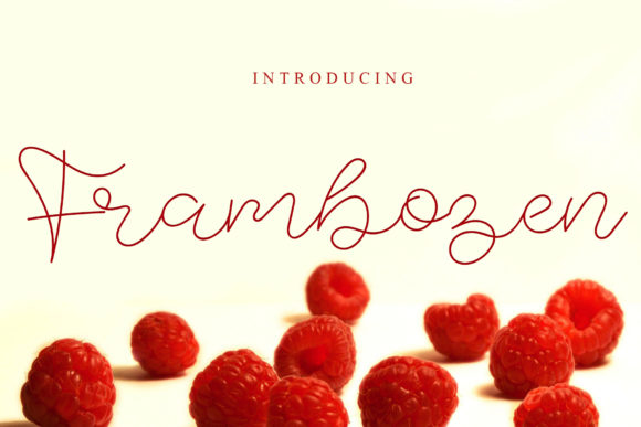 Frambozen Font for Eye-Catching Branding