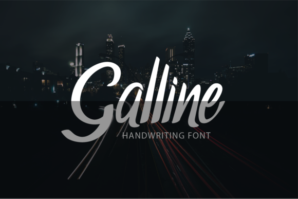Galline Font for Campaign Creatives