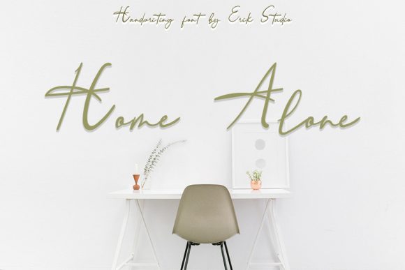Home Alone: A Handwritten Font That Brings Creativity to Life