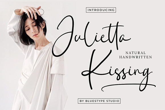 Julietta Kissing: A Handwritten Font for Modern Web Design