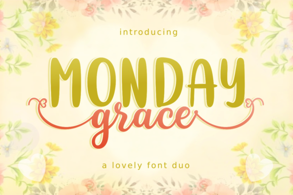 Monday Grace: A Script Font for Modern Branding