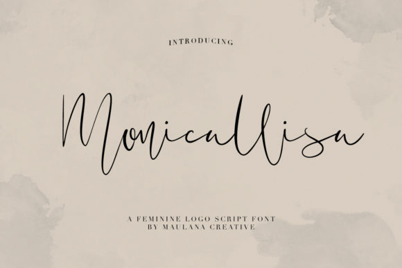 Monicallisa: A Stylish Font for Polished Branding