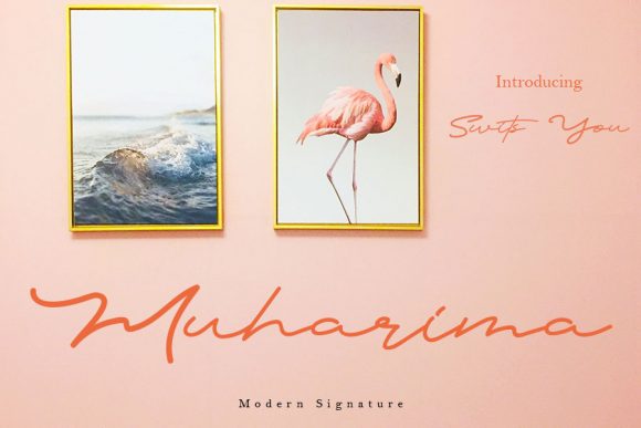 Muharima Font for Creative Campaigns