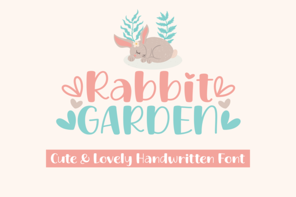 Rabbit Garden Font for Editorial Design