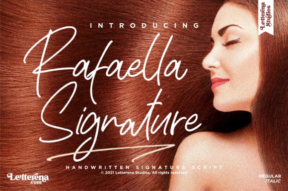 Rafaella Signature Font Review for Campaign Design