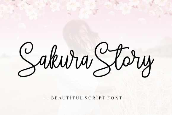Sakura Story: A Font That Elevates Your Campaign Design
