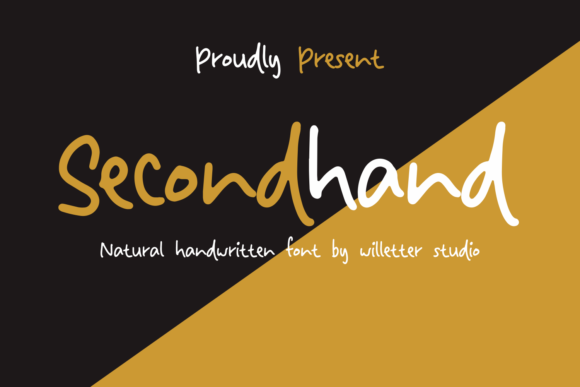 Secondhand Font: A Quirky Display Typeface for Web Design