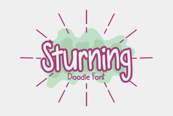 Sturning: A Whimsical Script Font for Creative Branding