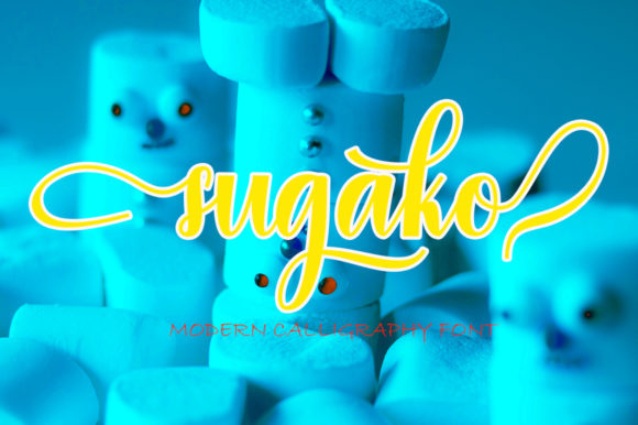Sugako: The Modern Script Font for Impactful Campaigns
