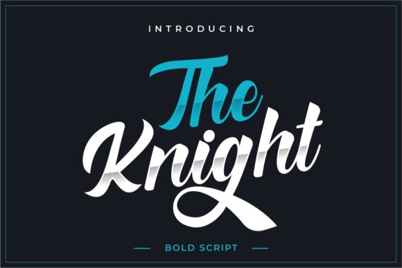 The Knight: A Vintage Script Font for Polished Branding