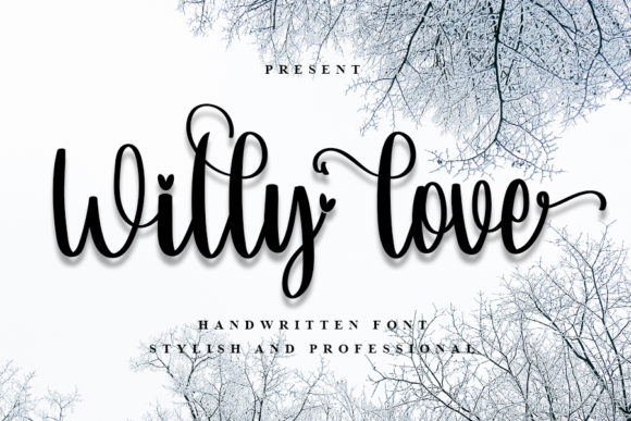 Willy Love: A Script Font That Elevates Brand Design